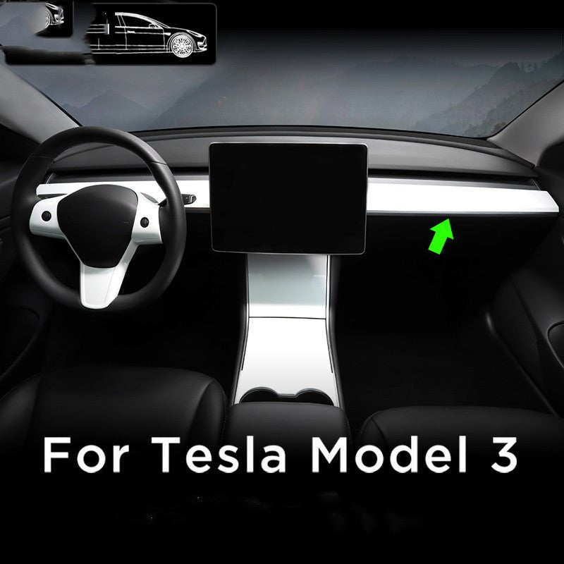 tesla Tesla model 3 dashboard decorative bright strips - IVOIRART.COM