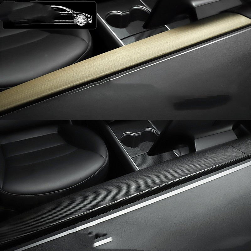 tesla Tesla model 3 dashboard decorative bright strips - IVOIRART.COM