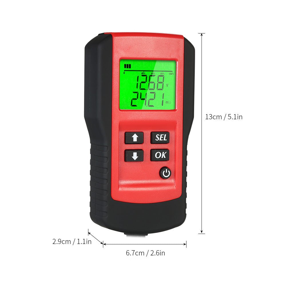 Testeur de batterie automobile Ancel BST100 original multilingue 12 V AGM GEL 100-1100 CCA 30-100 Ah - IVOIRART.COM