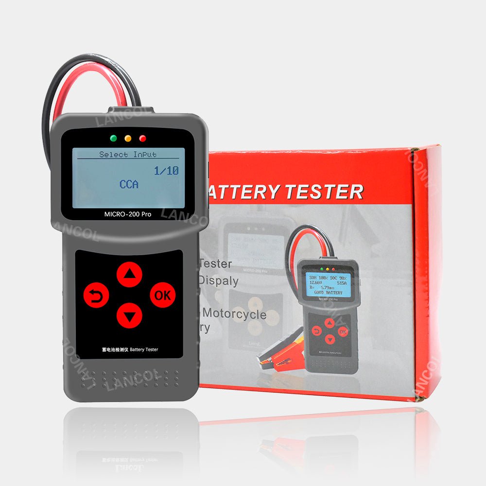 Testeur de Batterie Automobile Polyvalent pour Véhicules 12V et 24V, Précis et Rapide - IVOIRART.COM