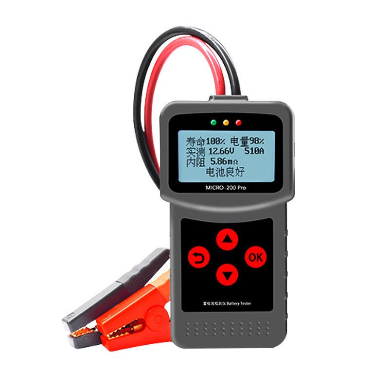 Testeur de Batterie Automobile Polyvalent pour Véhicules 12V et 24V, Précis et Rapide - IVOIRART.COM