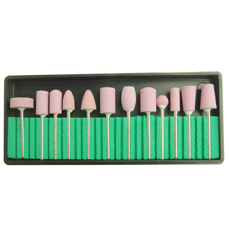 Têtes de polissage pour ongles en outils diamantés, 30 pièces, queue 2,35 mm - IVOIRART.COM