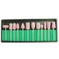 Têtes de polissage pour ongles en outils diamantés, 30 pièces, queue 2,35 mm - IVOIRART.COM