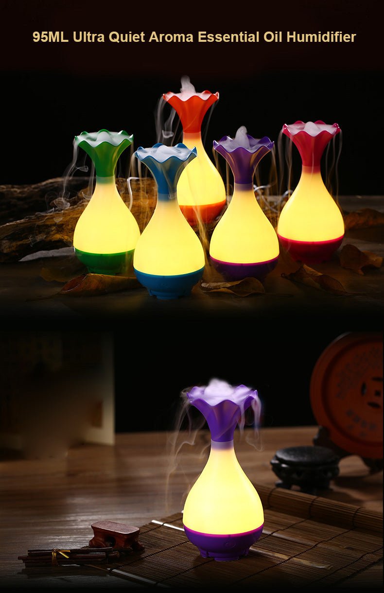 The Jade Clean Bottle Humidificateur d'aromathérapie compact USB 95ml pour maison - IVOIRART.COM