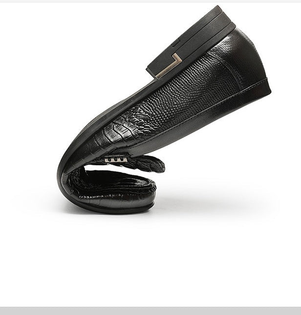 The New First Layer Cowhide Casual Leather Shoes For Men Covered Feet - IVOIRART.COM