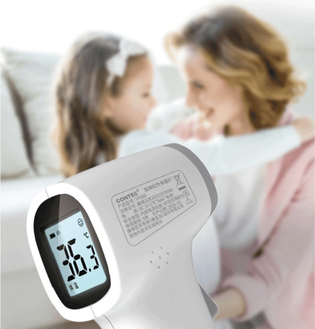 Thermomètre électronique médical sans contact pour mesure précise de la température - IVOIRART.COM
