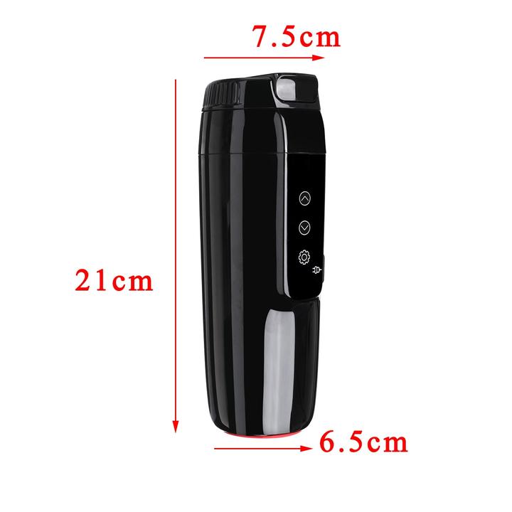 Thermos électrique chauffant 350ml - Contrôle 25-90°C, inox 304 anti-fuite autos - IVOIRART.COM