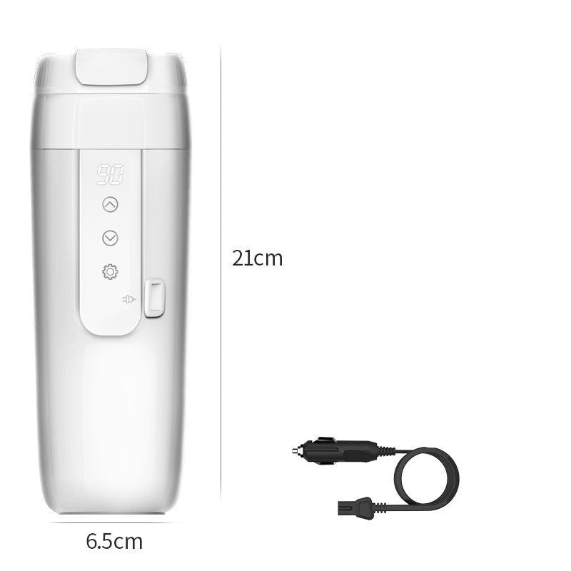 Thermos électrique chauffant 350ml - Contrôle 25-90°C, inox 304 anti-fuite autos - IVOIRART.COM