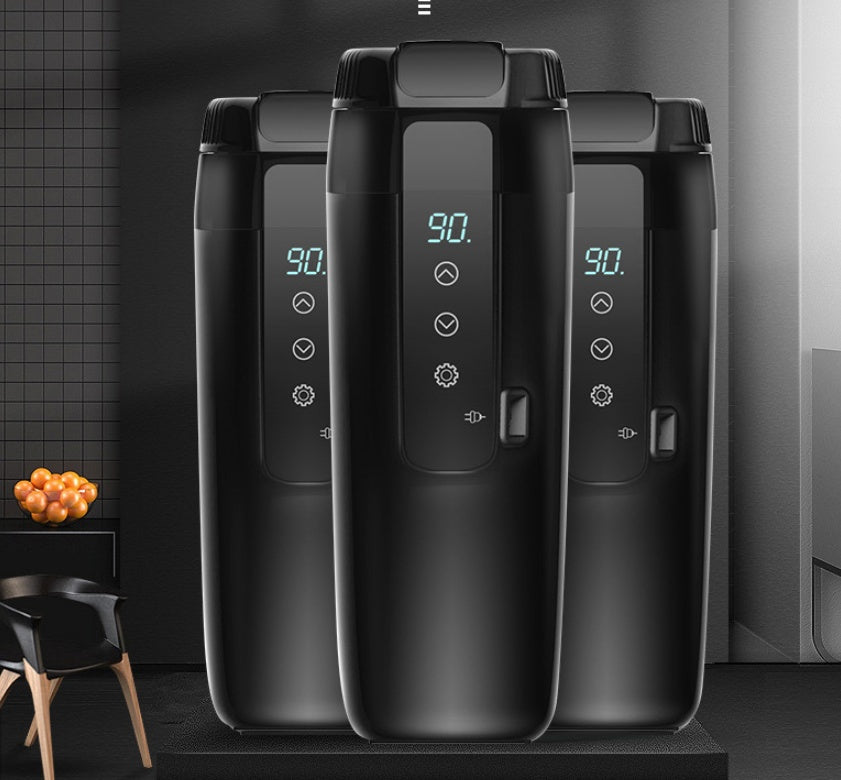 Thermos électrique chauffant 350ml - Contrôle 25-90°C, inox 304 anti-fuite autos - IVOIRART.COM