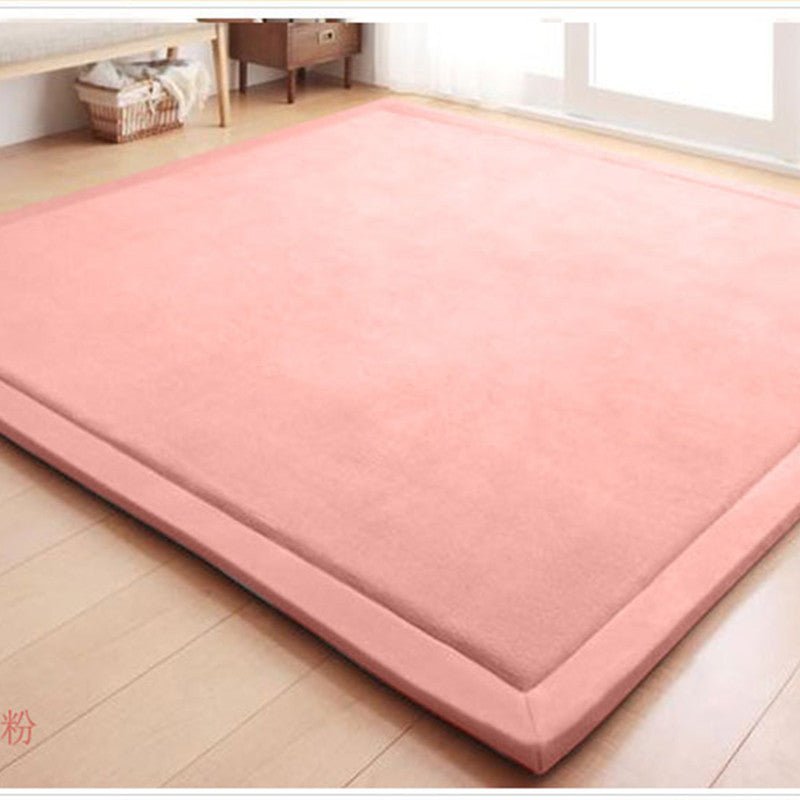Thick Coral Velvet Carpet Tatami Crawling Non-slip Mat - IVOIRART.COM