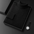 Thickened Turn-Down Collar Thermal Crewneck Cashmere Base Layer Sweater Plus-Size Knitted Pullover - IVOIRART.COM