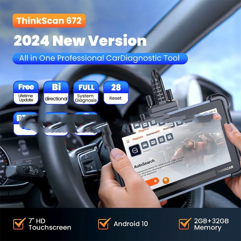 Thinkscan 672 Full-System Diagnostic Tool With 28 Reset Functions - IVOIRART.COM