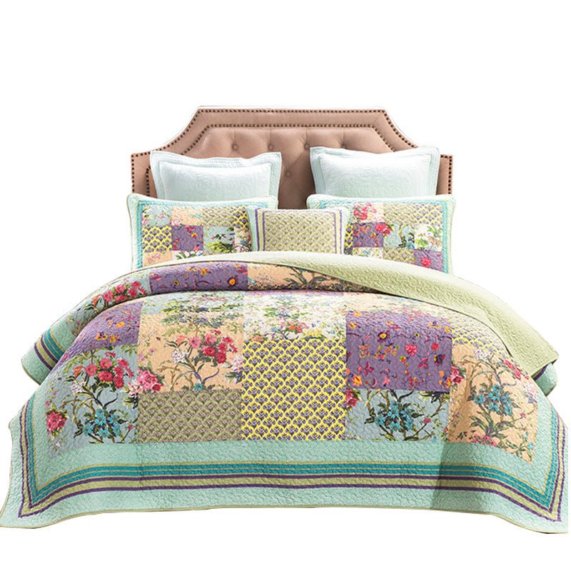 Three-piece Cotton Bedding Set - IVOIRART.COM