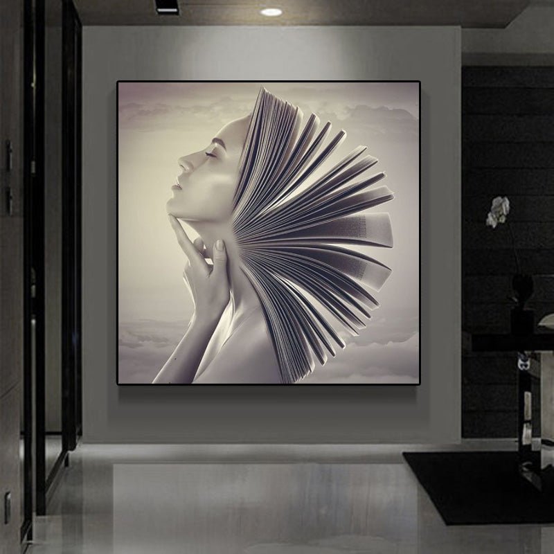 Toile de peinture artistique pour décoration intérieure élégante sans cadre - IVOIRART.COM