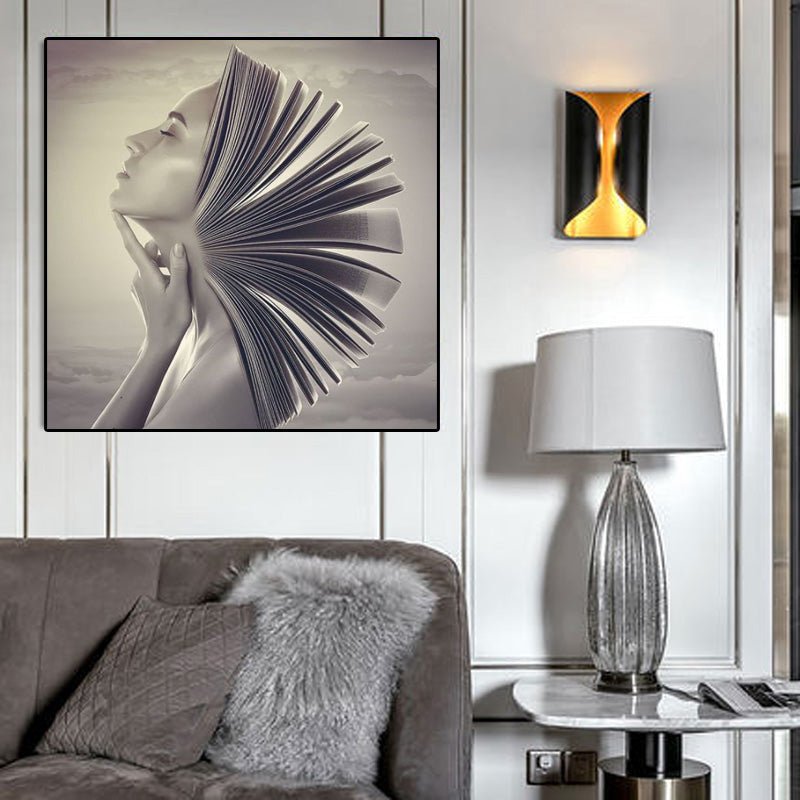 Toile de peinture artistique pour décoration intérieure élégante sans cadre - IVOIRART.COM