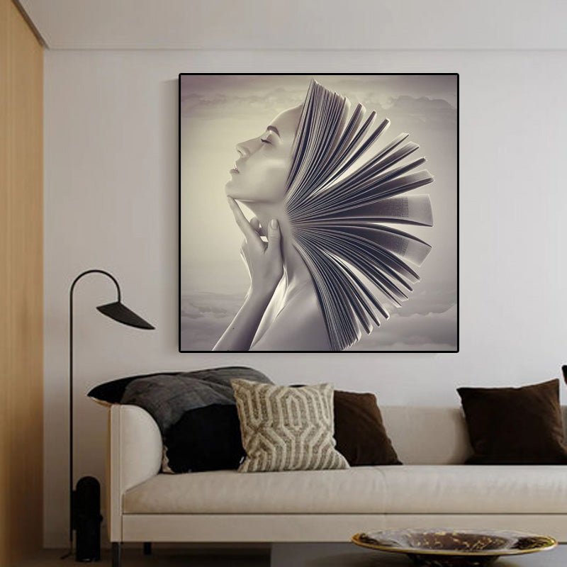 Toile de peinture artistique pour décoration intérieure élégante sans cadre - IVOIRART.COM