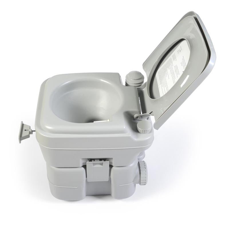 Toilette Portable de Camping 20L Robuste avec Réservoirs Amovibles et Pompe - IVOIRART.COM