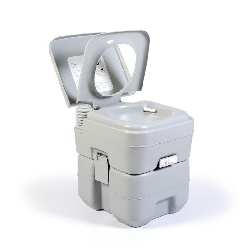 Toilette Portable de Camping 20L Robuste avec Réservoirs Amovibles et Pompe - IVOIRART.COM
