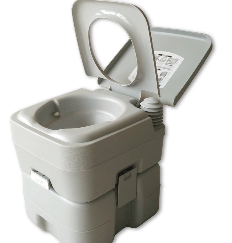 Toilette Portable de Camping 20L Robuste avec Réservoirs Amovibles et Pompe - IVOIRART.COM