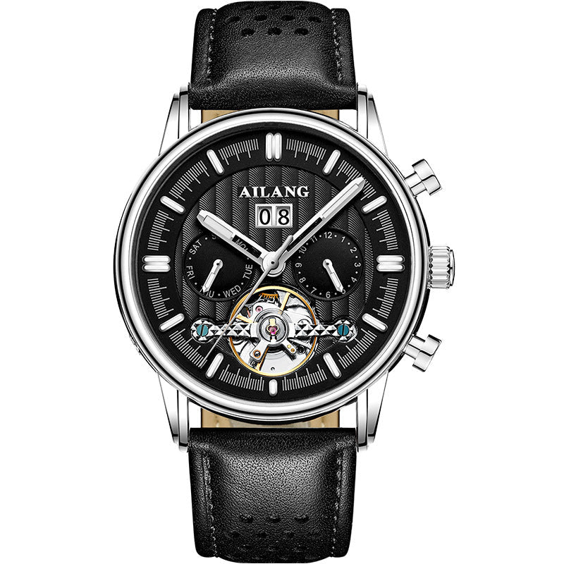 Tourbillon Multi-function Automatic Mechanical Men's Watch - IVOIRART.COM