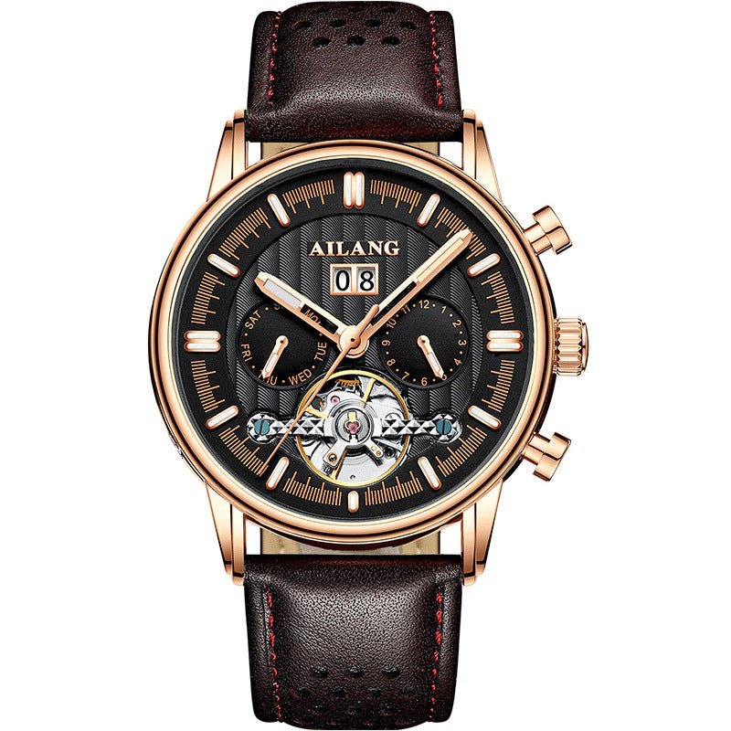 Tourbillon Multi-function Automatic Mechanical Men's Watch - IVOIRART.COM