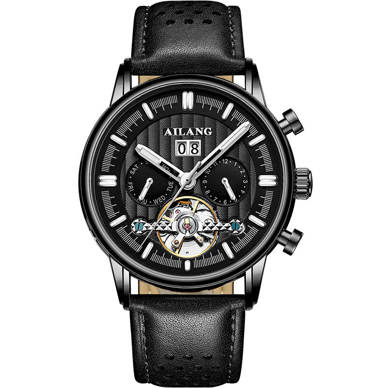 Tourbillon Multi-function Automatic Mechanical Men's Watch - IVOIRART.COM