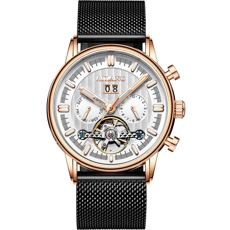 Tourbillon Multi-function Automatic Mechanical Men's Watch - IVOIRART.COM