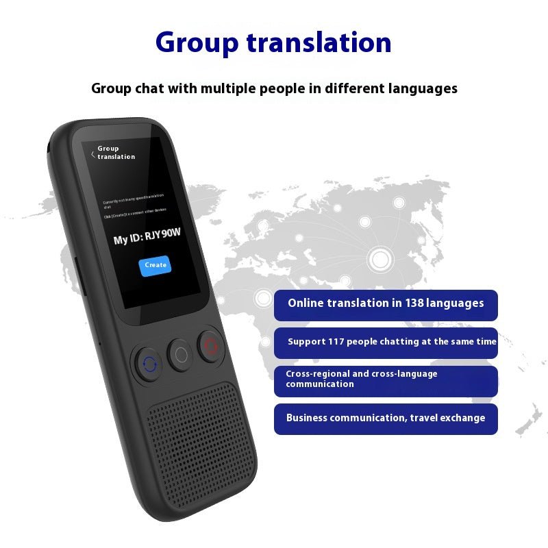 Translator Multi-language Travel Abroad Conference Accurate Offline Simultaneous Interpretation - IVOIRART.COM