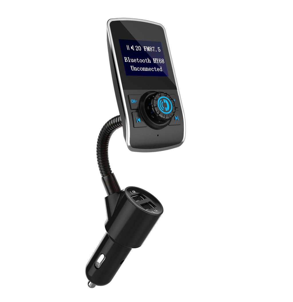 Transmetteur FM Bluetooth Voiture avec Lecteur MP3 et Carte pour Auto - IVOIRART.COM