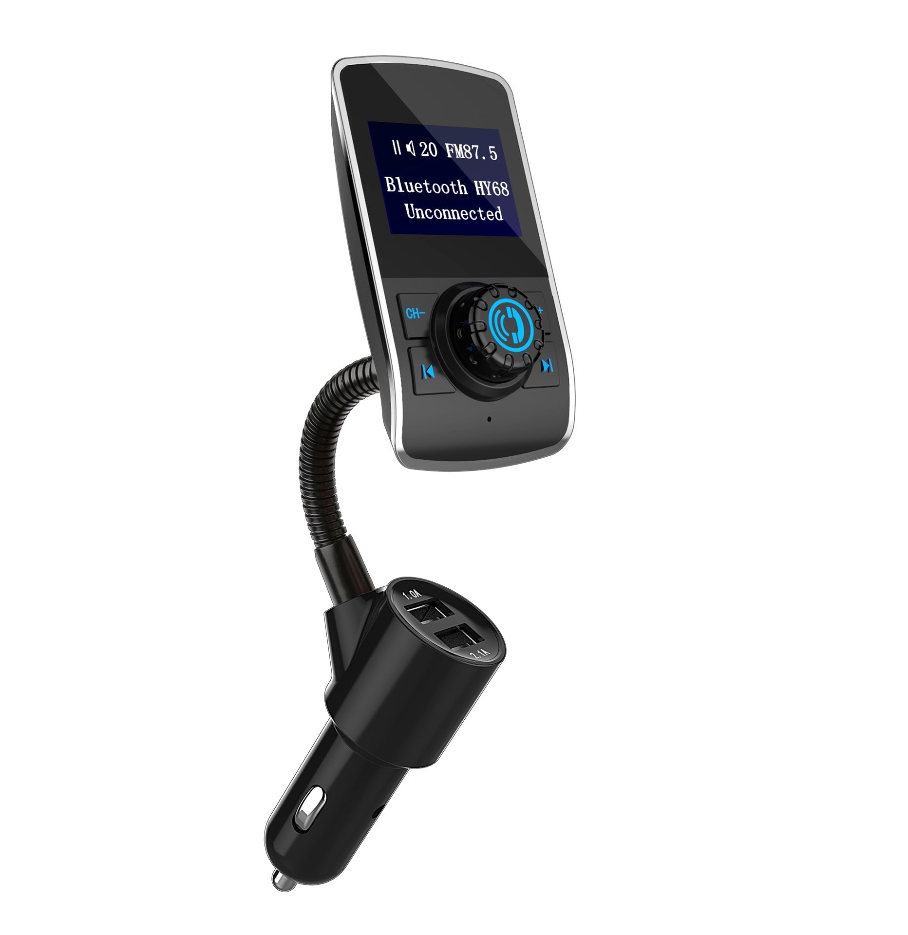 Transmetteur FM Bluetooth Voiture avec Lecteur MP3 et Carte pour Auto - IVOIRART.COM