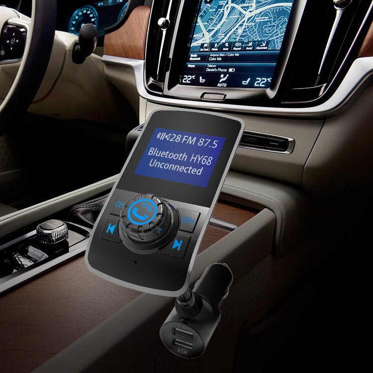 Transmetteur FM Bluetooth Voiture avec Lecteur MP3 et Carte pour Auto - IVOIRART.COM