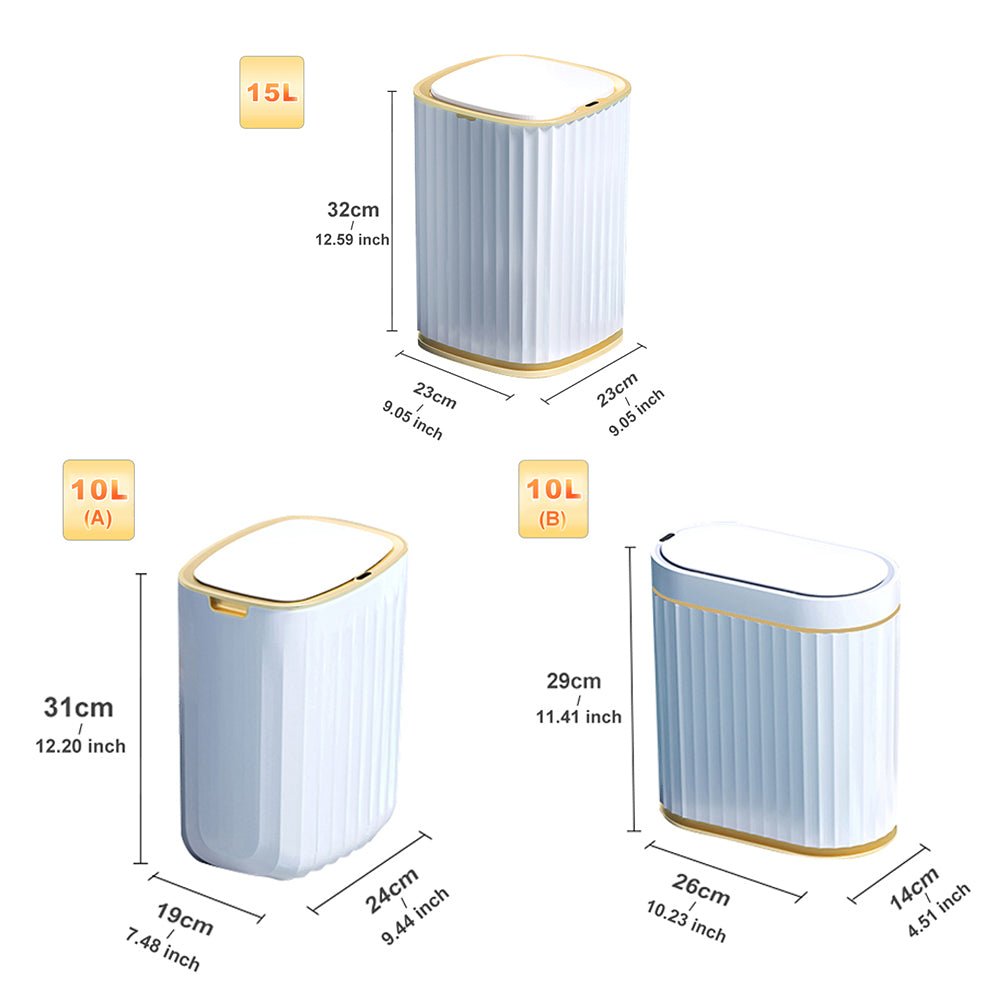 Trash Can Smart Sensor Type Household Toilet Restroom - IVOIRART.COM