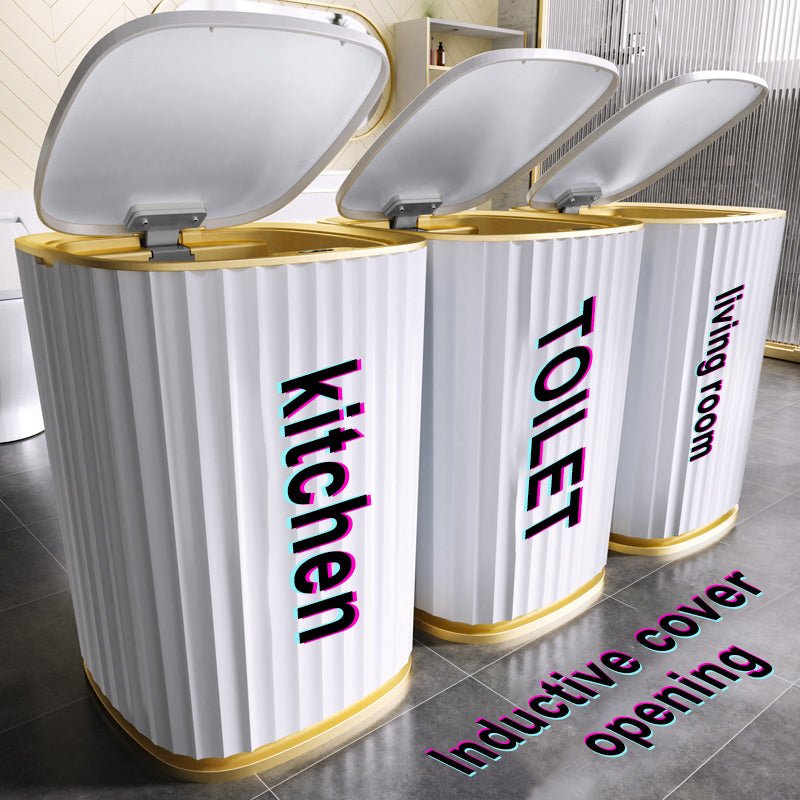 Trash Can Smart Sensor Type Household Toilet Restroom - IVOIRART.COM