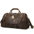 Trendy Cow European And American Men's Leather Pattern Travel Bag - IVOIRART.COM