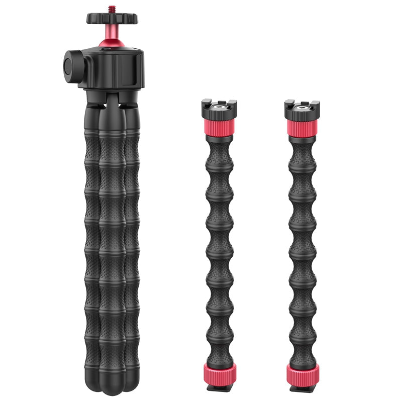 Trépied Caméra Pieuvre Flexible avec Support Ajustable en Alliage d'Aluminium - IVOIRART.COM