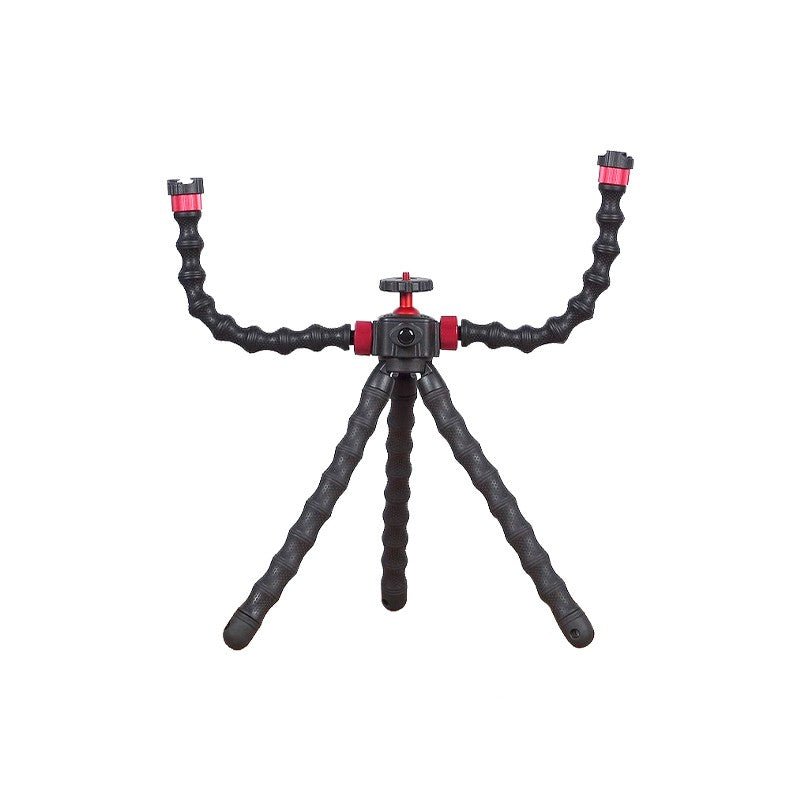 Trépied Caméra Pieuvre Flexible avec Support Ajustable en Alliage d'Aluminium - IVOIRART.COM
