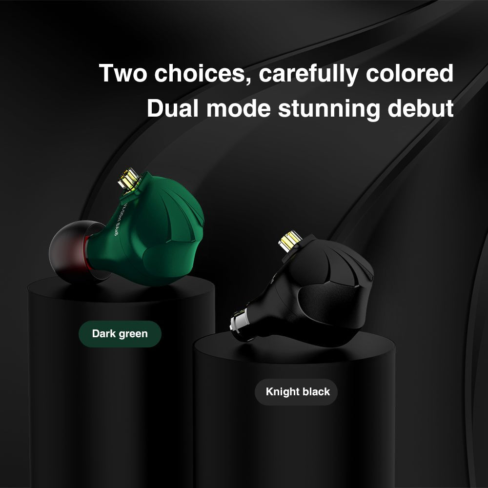 TRN VX écouteurs intra 1DD+6BA hybrides en métal, impédance 22Ω, câble 1.25m pro - IVOIRART.COM
