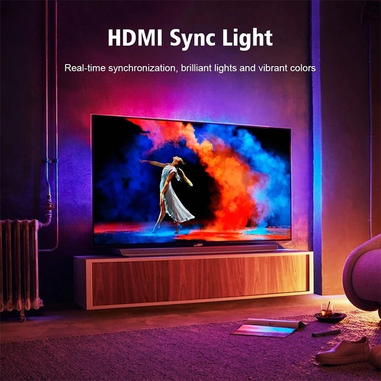 TV Sync Ambience Light Streamer Colorful Graffiti APP TV - IVOIRART.COM