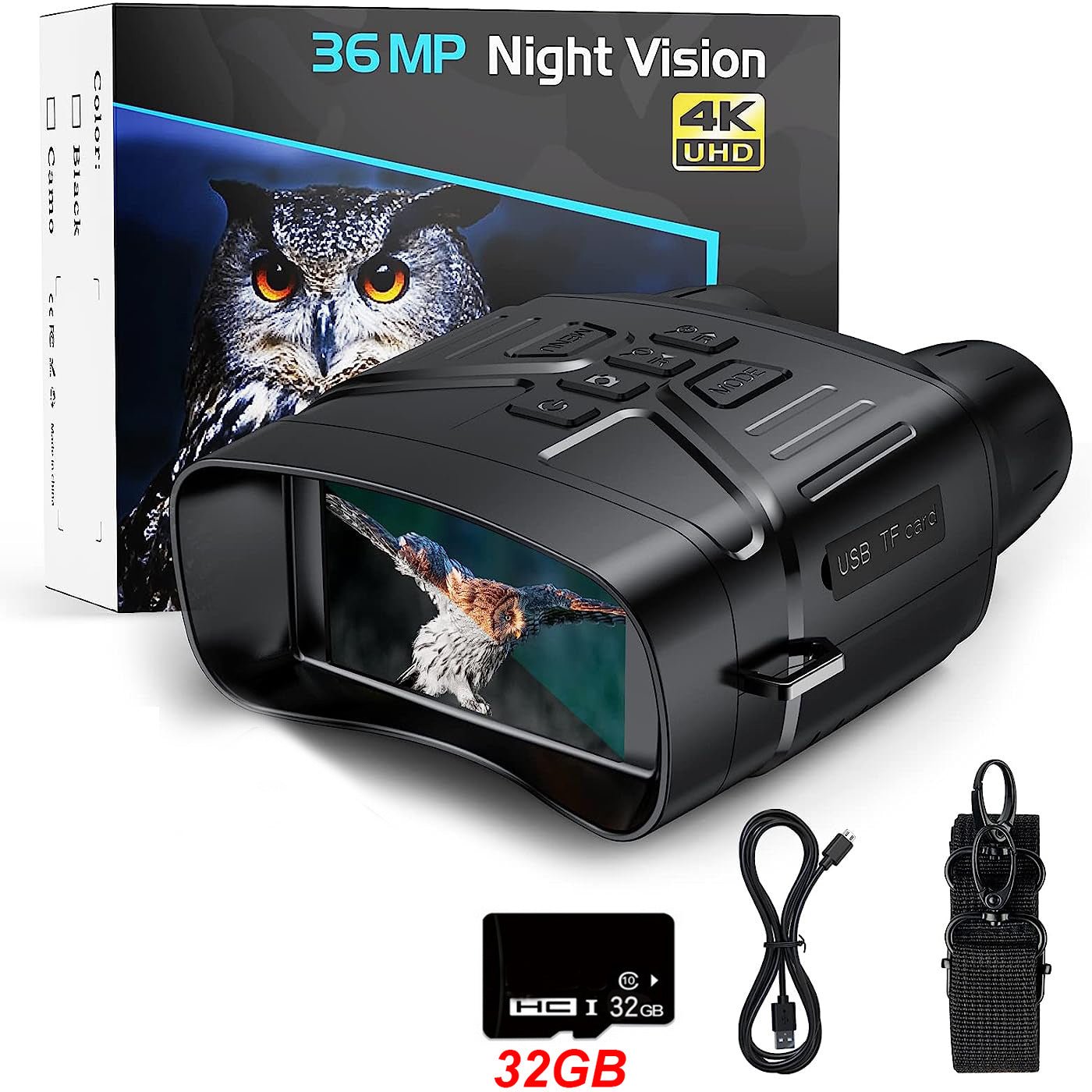 Ultra Clear 4K 36MP Night Vision Instrument - IVOIRART.COM