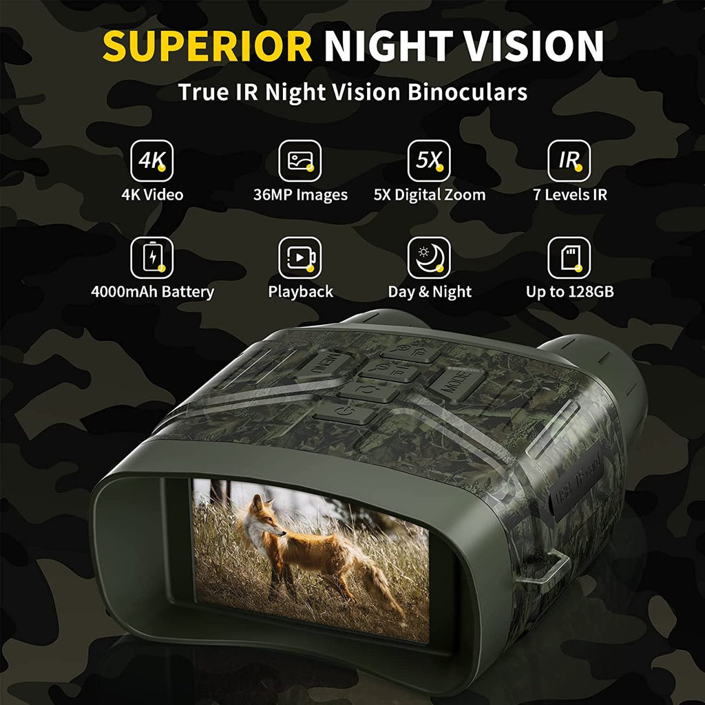 Ultra Clear 4K 36MP Night Vision Instrument - IVOIRART.COM