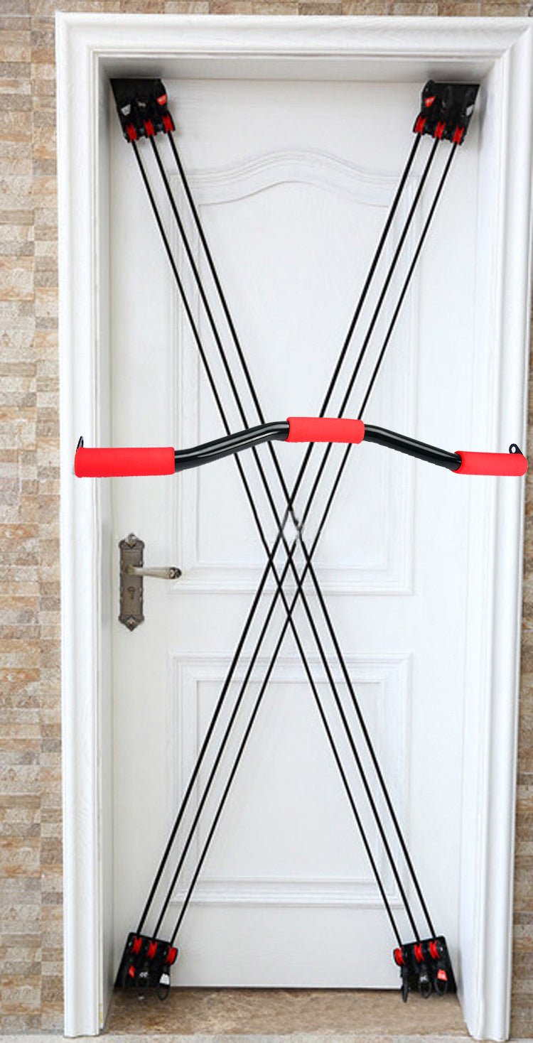 Unité de Fitness à Domicile Multifonctionnelle pour Porte avec Tenseur Intégré - IVOIRART.COM