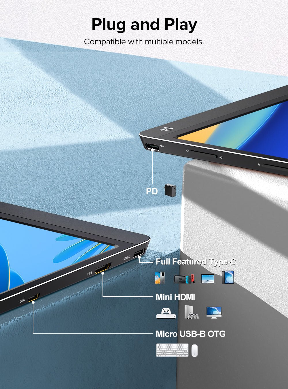 UPERFECT UTouch G16 Écran Portable Gaming 15,6" 120Hz Tactile Batterie 10800mAh. - IVOIRART.COM