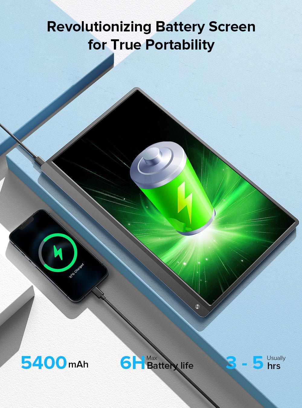 UPERFECT UTouch G16 Écran Portable Gaming 15,6" 120Hz Tactile Batterie 10800mAh. - IVOIRART.COM