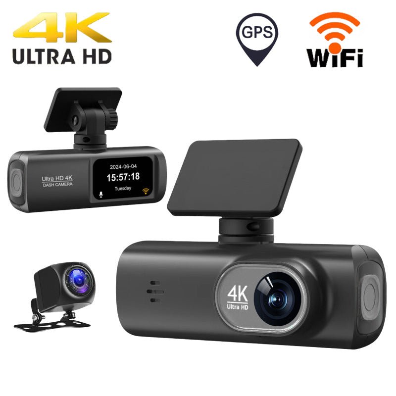 V22 HD Double Enregistreur de Conduite - Double Caméra WiFi, GPS optionnel, 1.5" - IVOIRART.COM
