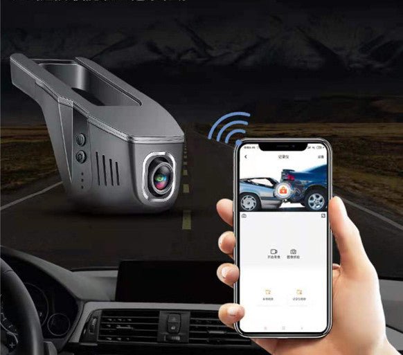 V4 Driving Recorder WIFI HD Wireless Connection Hidden Driving Recorder - IVOIRART.COM