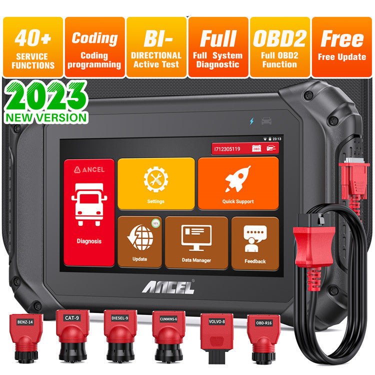 V5HD Truck Diagnostic Tool Mechanical Scanner - IVOIRART.COM