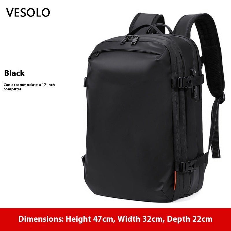 Vacuum Compression Bag Large Capacity Men's Business Backpack - IVOIRART.COM