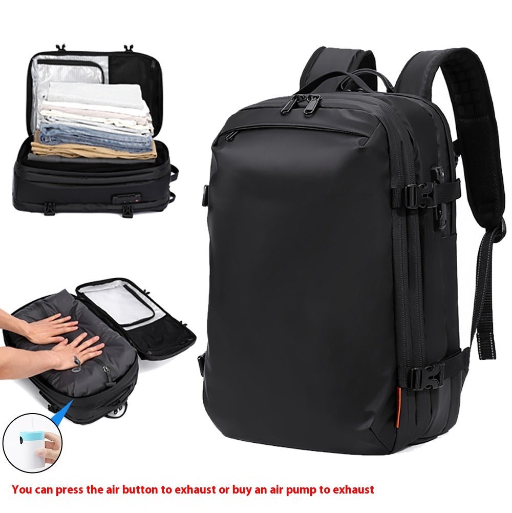 Vacuum Compression Bag Large Capacity Men's Business Backpack - IVOIRART.COM