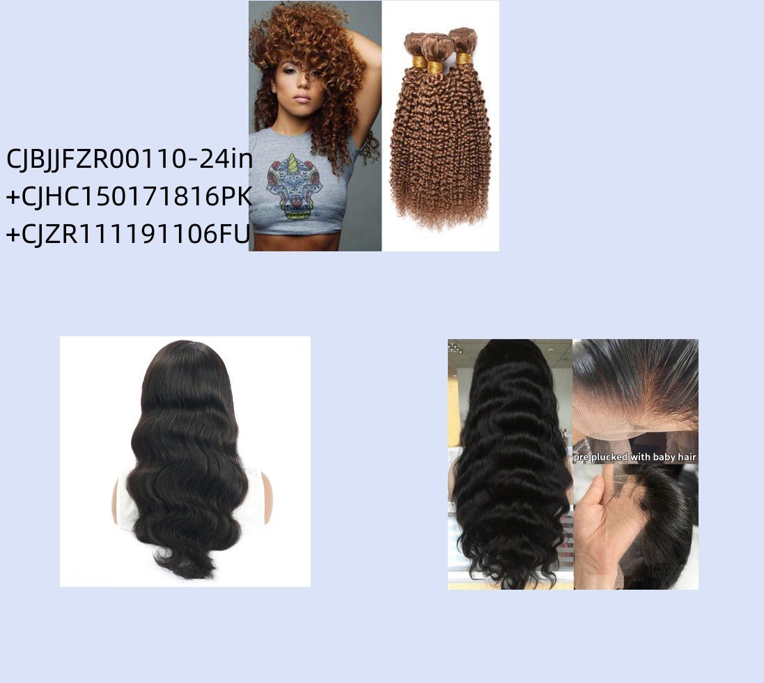 Vague bouclée kinky en cheveux humains naturels - longueur moyenne et polyvalente - IVOIRART.COM