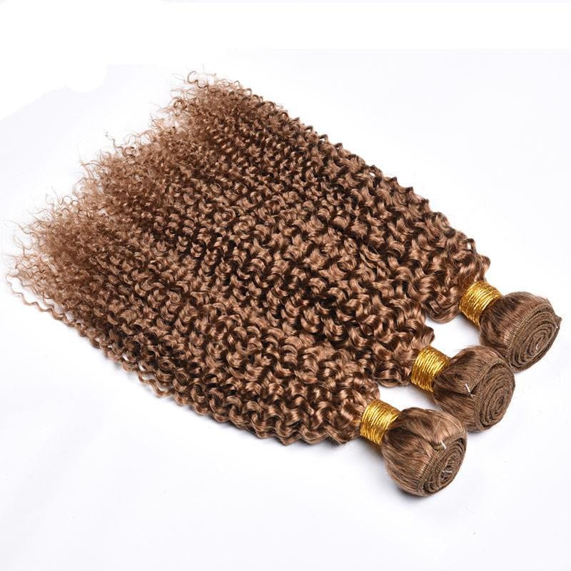 Vague bouclée kinky en cheveux humains naturels - longueur moyenne et polyvalente - IVOIRART.COM